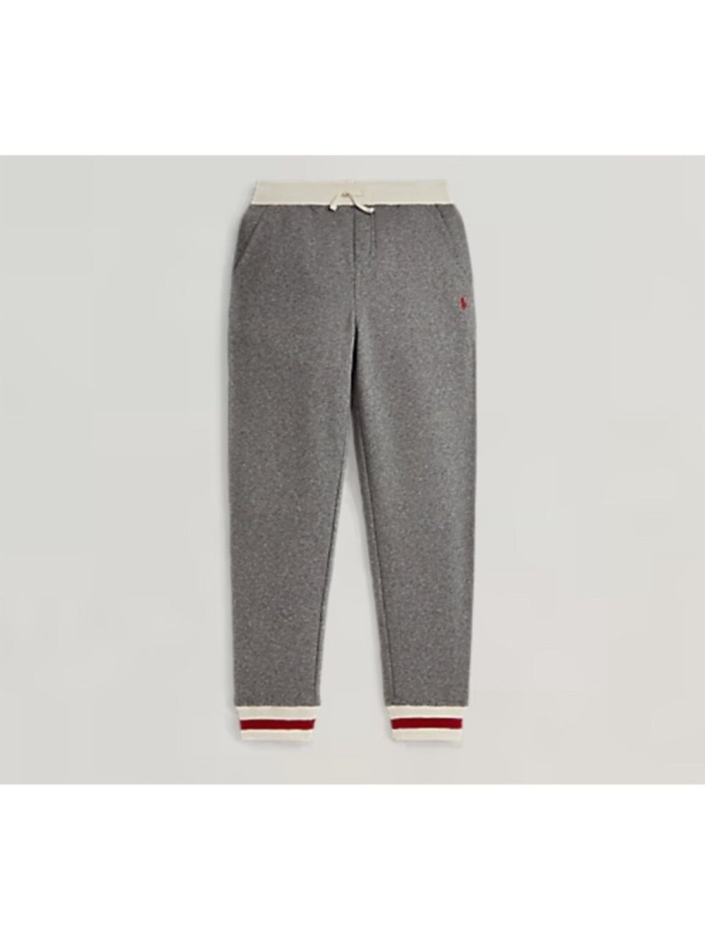 Polo Ralph Lauren Boys Size Large 14-16 Grey Fleece Jogger w/ Pockets